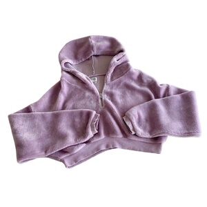 COMFY 🐻 BDG URBAN OUTFITTERS OVERSIZED CROPPED FUZZY HOODIE